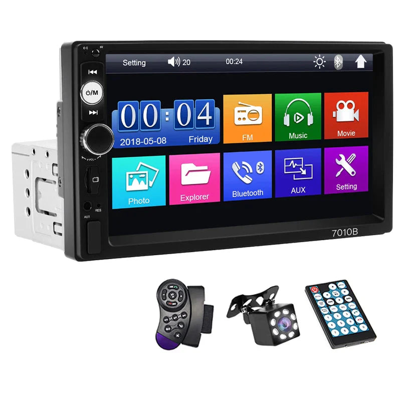 Pantalla multimedia 7 pulgadas para auto con Android Auto y Apple CarPlay