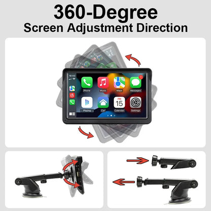 Pantalla Multimedia 7” para Auto con CarPlay y Android Auto