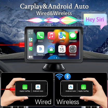 Pantalla Multimedia 7” para Auto con CarPlay y Android Auto
