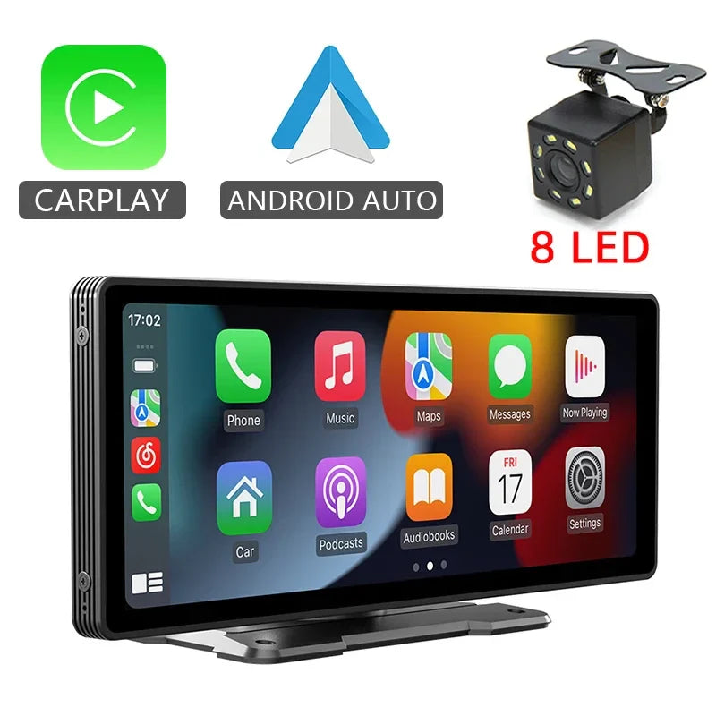 Pantalla Multimedia Universal 10–26” con CarPlay Inalámbrico y Android Auto