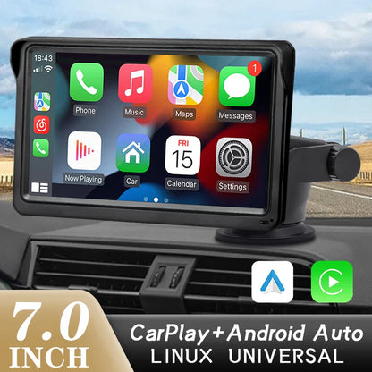 Pantalla Multimedia 7” para Auto con CarPlay y Android Auto