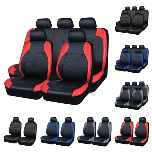 fundas de asientos de cuero PU para auto