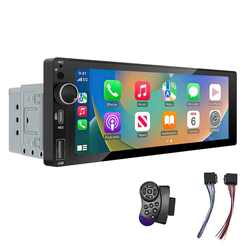 pantalla multimedia 1 DIN 6.9 pulgadas para auto