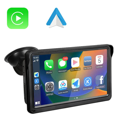 Pantalla multimedia 7 pulgadas para auto con CarPlay y Android Auto